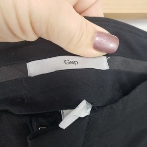 GAP Pants - Gap Black Stretch Cropped Cuffed Trousers GAP Pants - Gap Black Stretch Cropped Cuffed Trousers